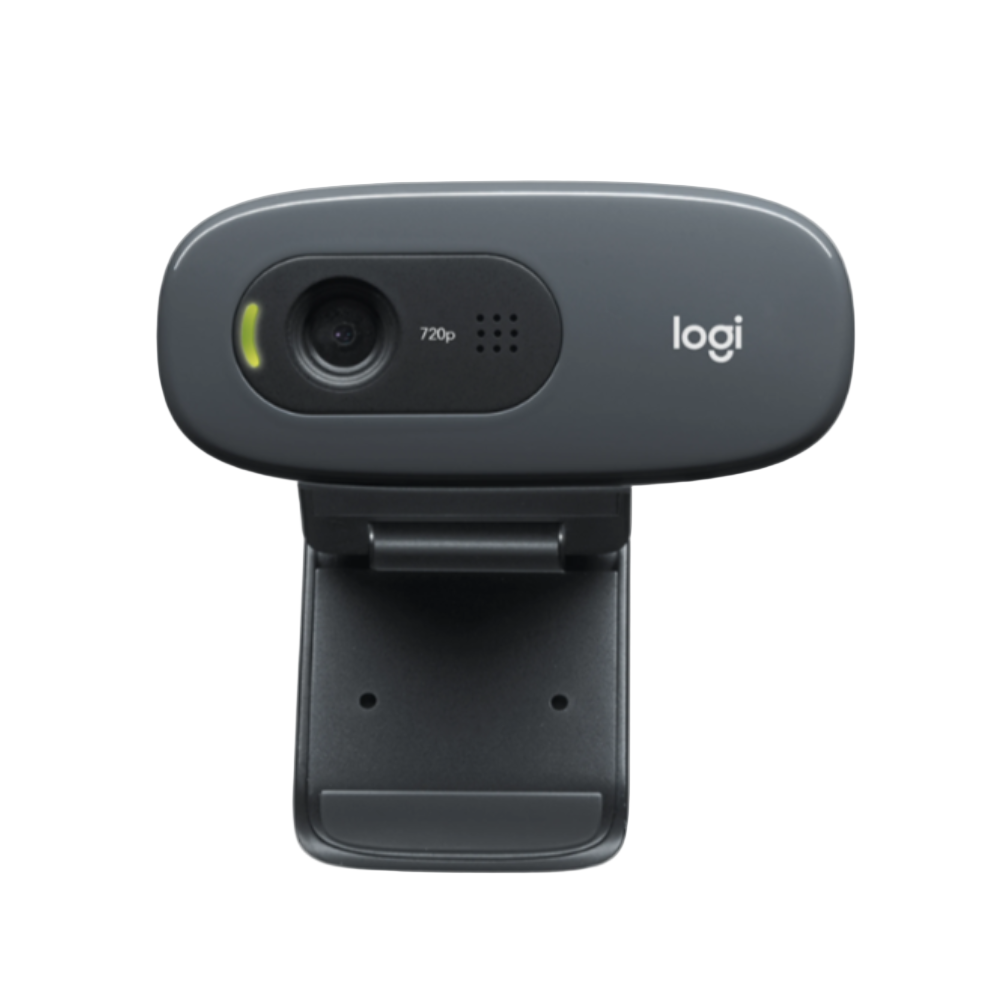 Logitech webcam on a white background
